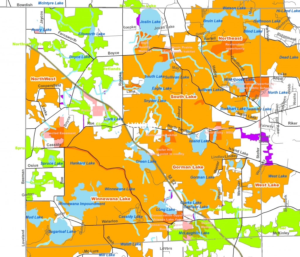 Lyndon Township's Green Infrastructure Map