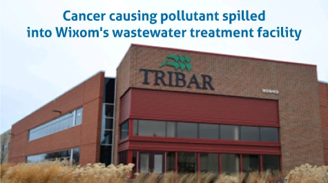 Tribar caused pollution