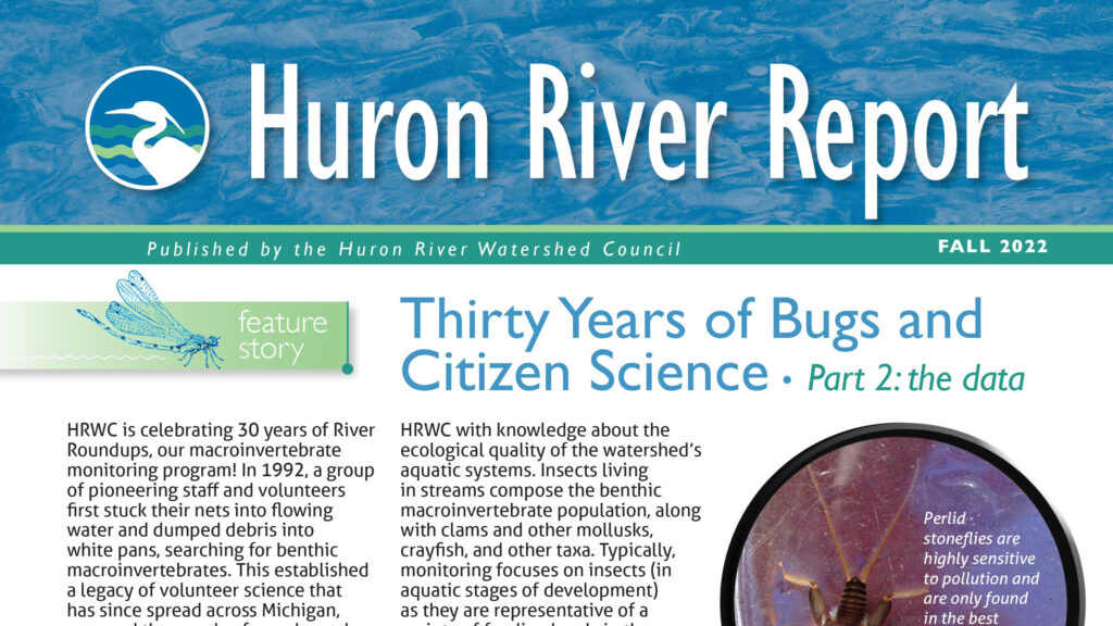 Huron River Report Fall 2022