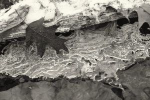 Huron River Ice by John Lloyd